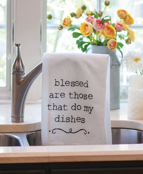 Blessed Are Those That Do My Dishes Dish Towel - Charlie's Roost