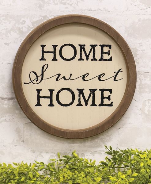 Home Sweet Home Circle Frame - Charlie's Roost