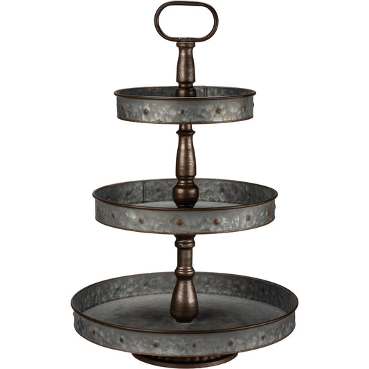 Three Tiered Round Tray - Charlie's Roost