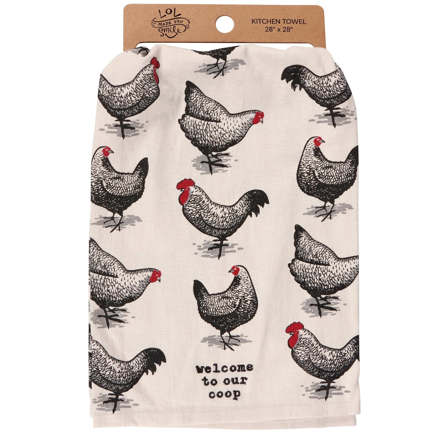 Welcome To Our Coop Kitchen Towel - Charlie's Roost