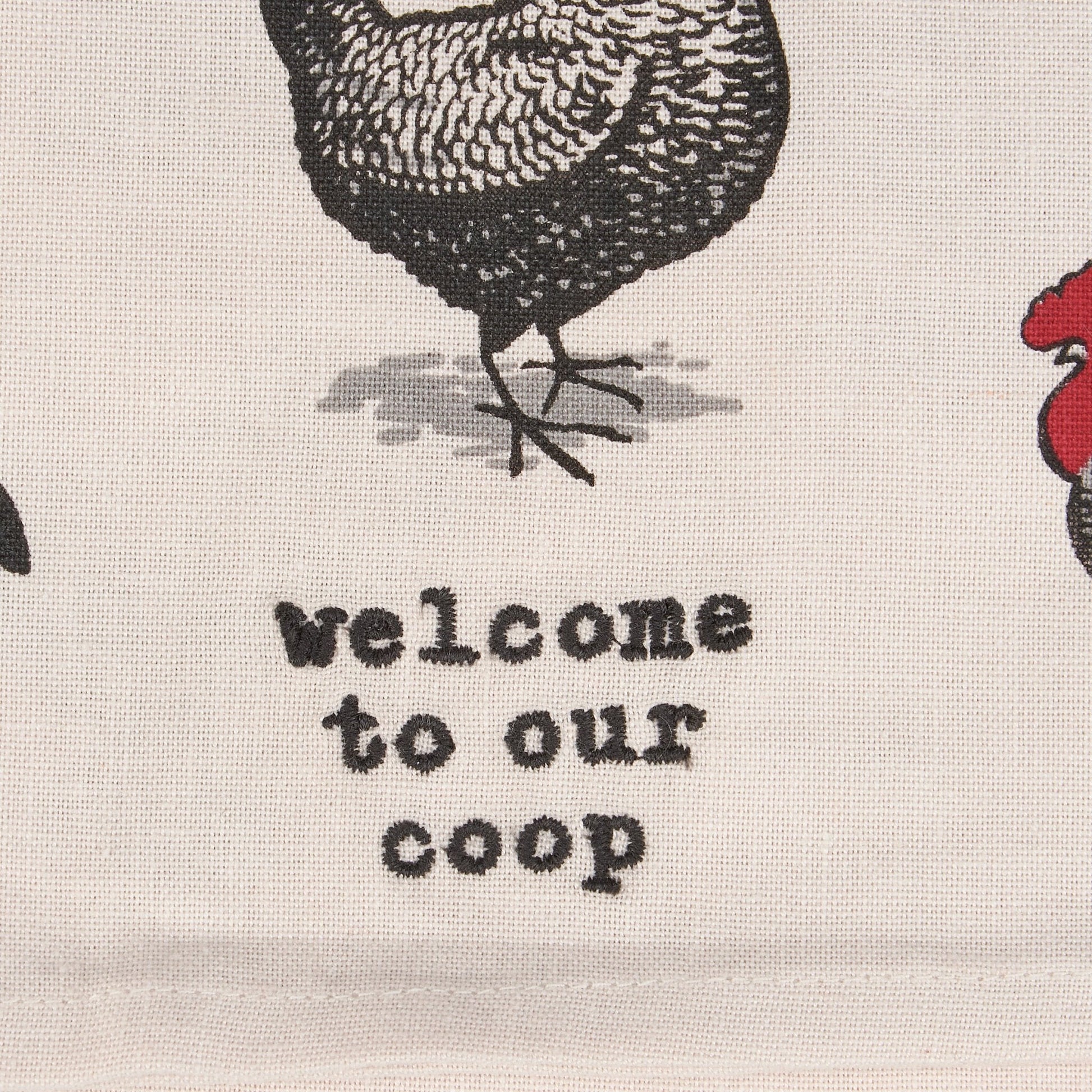 Welcome To Our Coop Kitchen Towel - Charlie's Roost